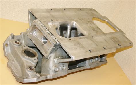 sheet metal blower manifold|small block mopar blower manifold.